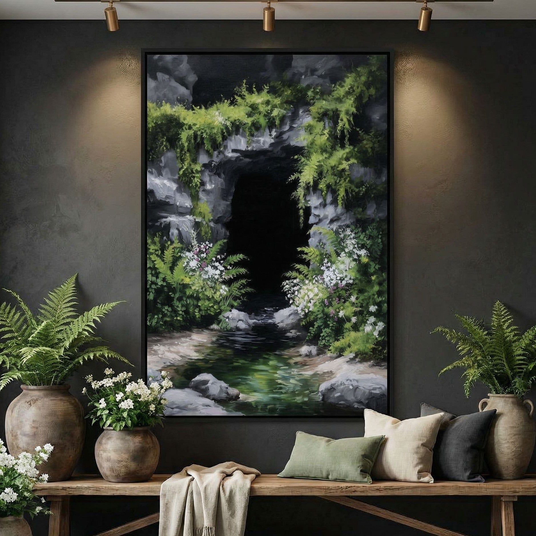 Hidden Grotto Canvas Wall Art