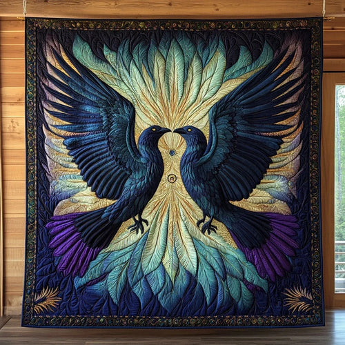 Feathered Wrath Quilt Blanket