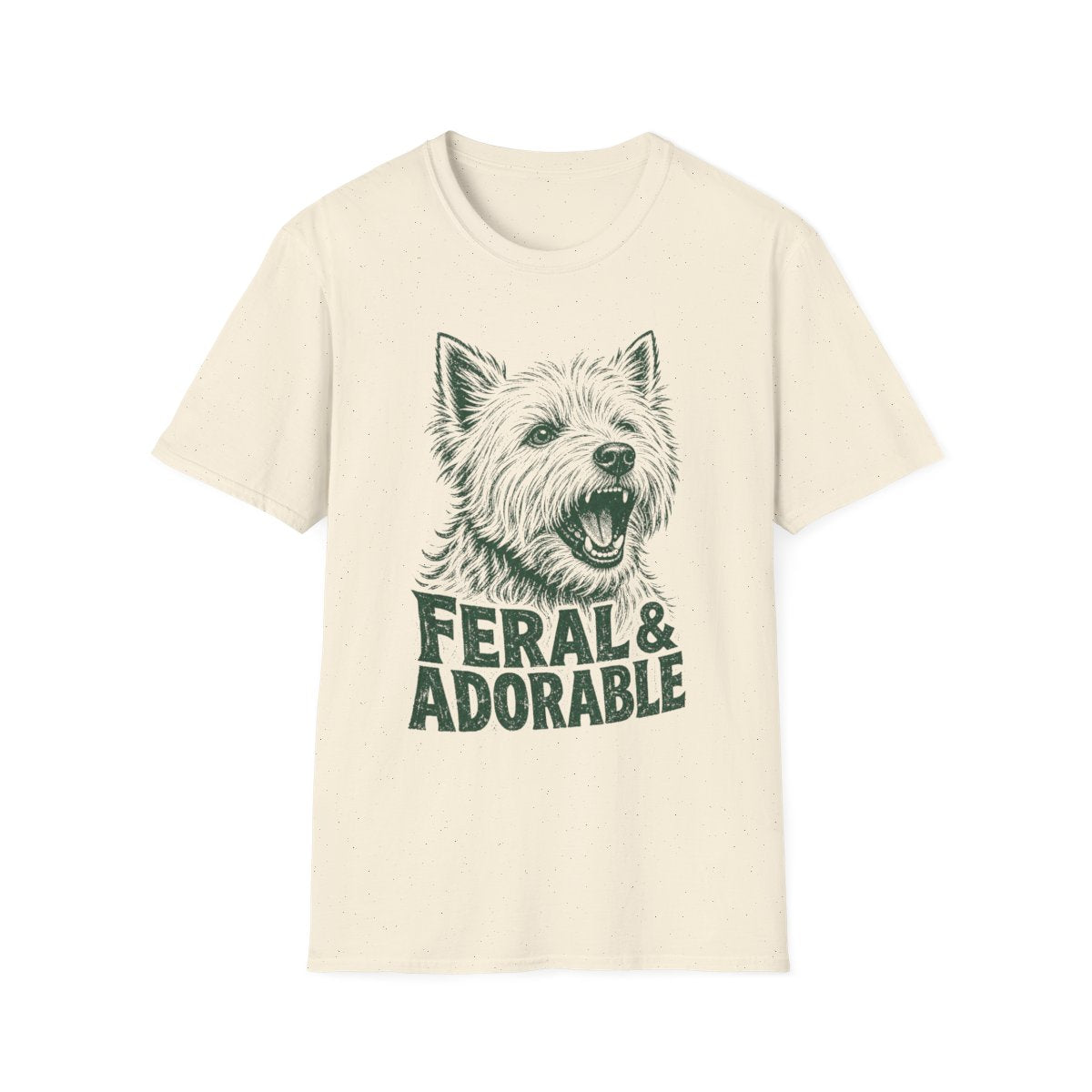 Feral And Adorable Westie Tee