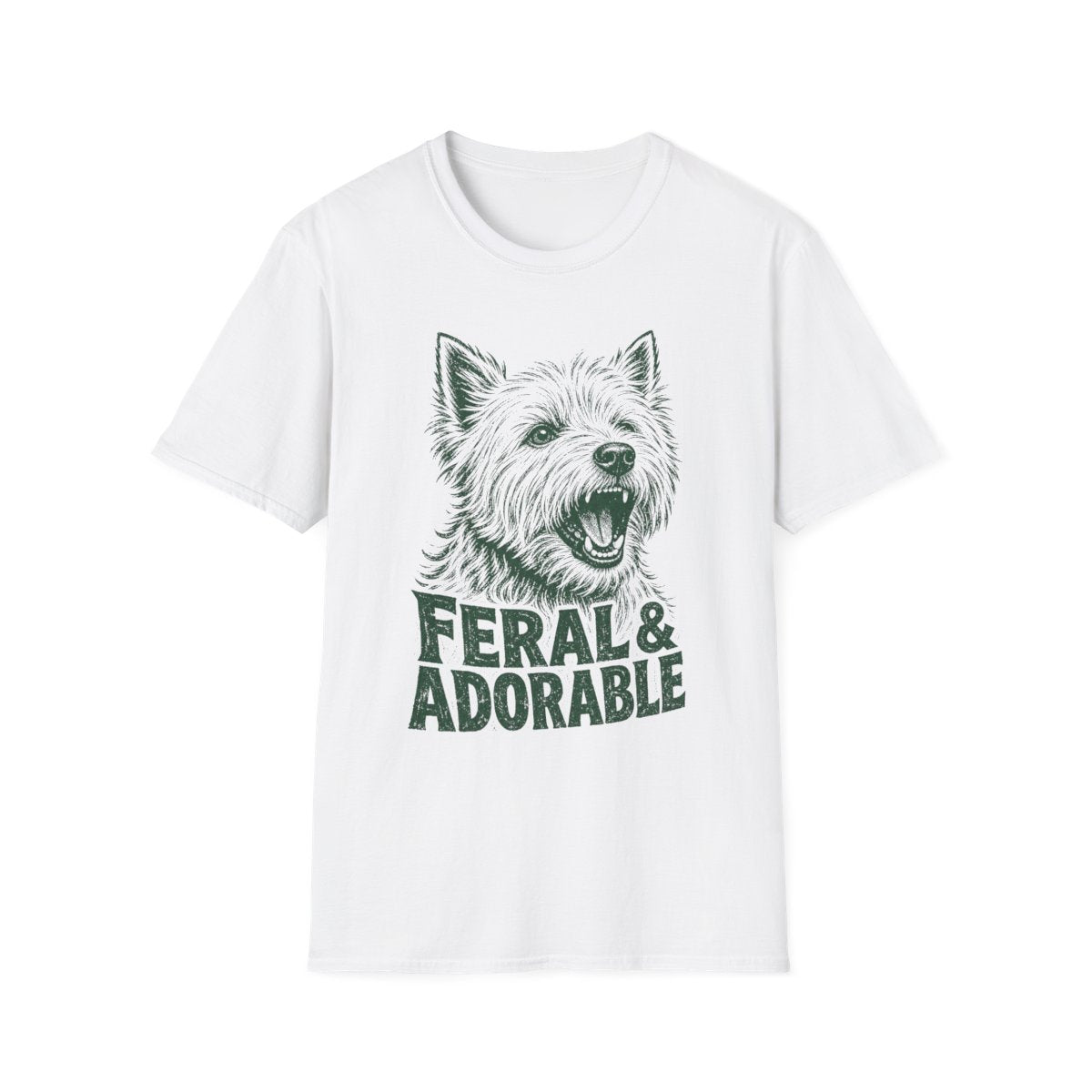 Feral And Adorable Westie Tee