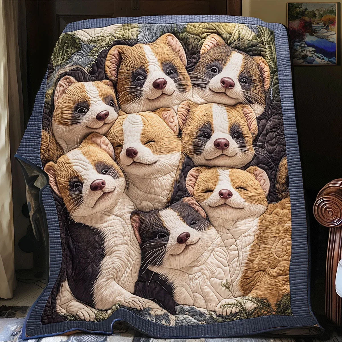 Ferret Nest Quilt Blanket