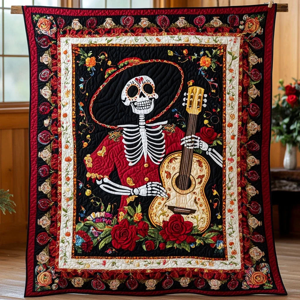 Festival Strings Quilt Blanket