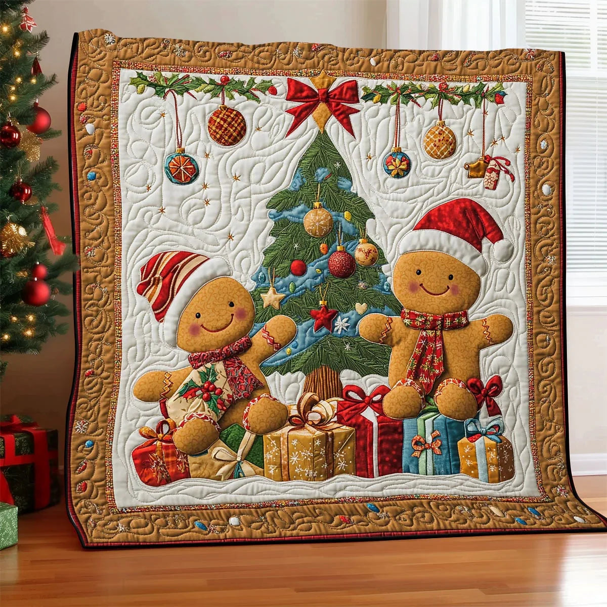 Festive Cookie Quilt Blanket