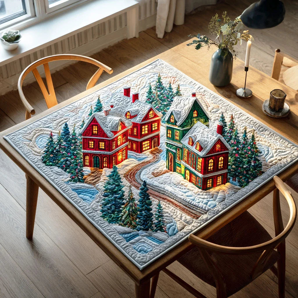 Festive Finds Quilted Table Topper