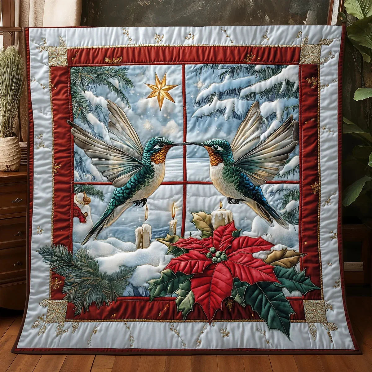 Festive Flight Quilt Blanket