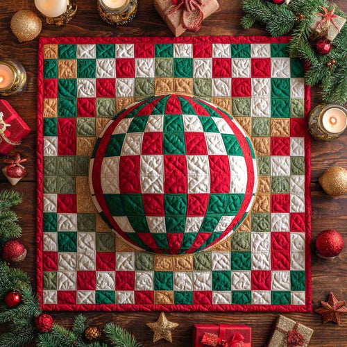 Festive Fusion Quilted Table Topper