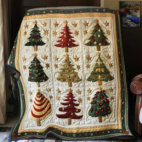 Festive Star Quilt Blanket