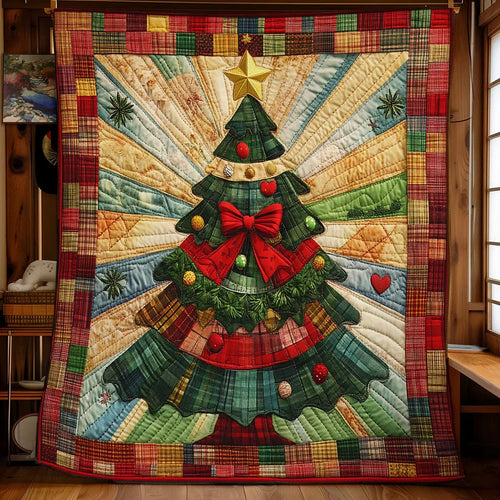 Festive Tree Quilt Blanket