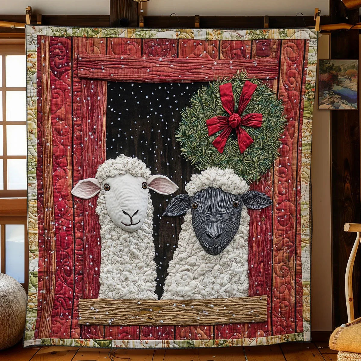 Festive Wool Gather Quilt Blanket