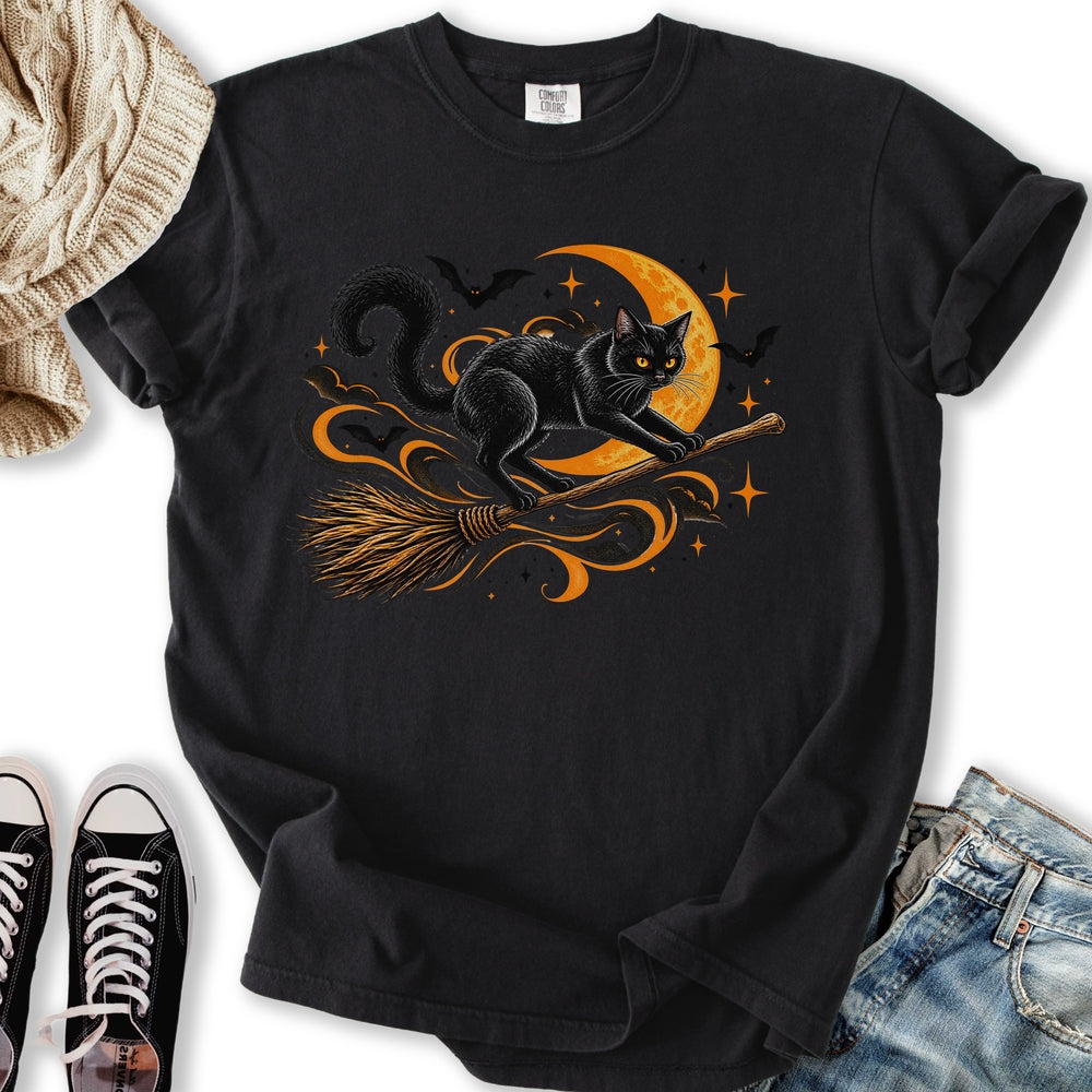 Flying Black Cat Relaxed Tee