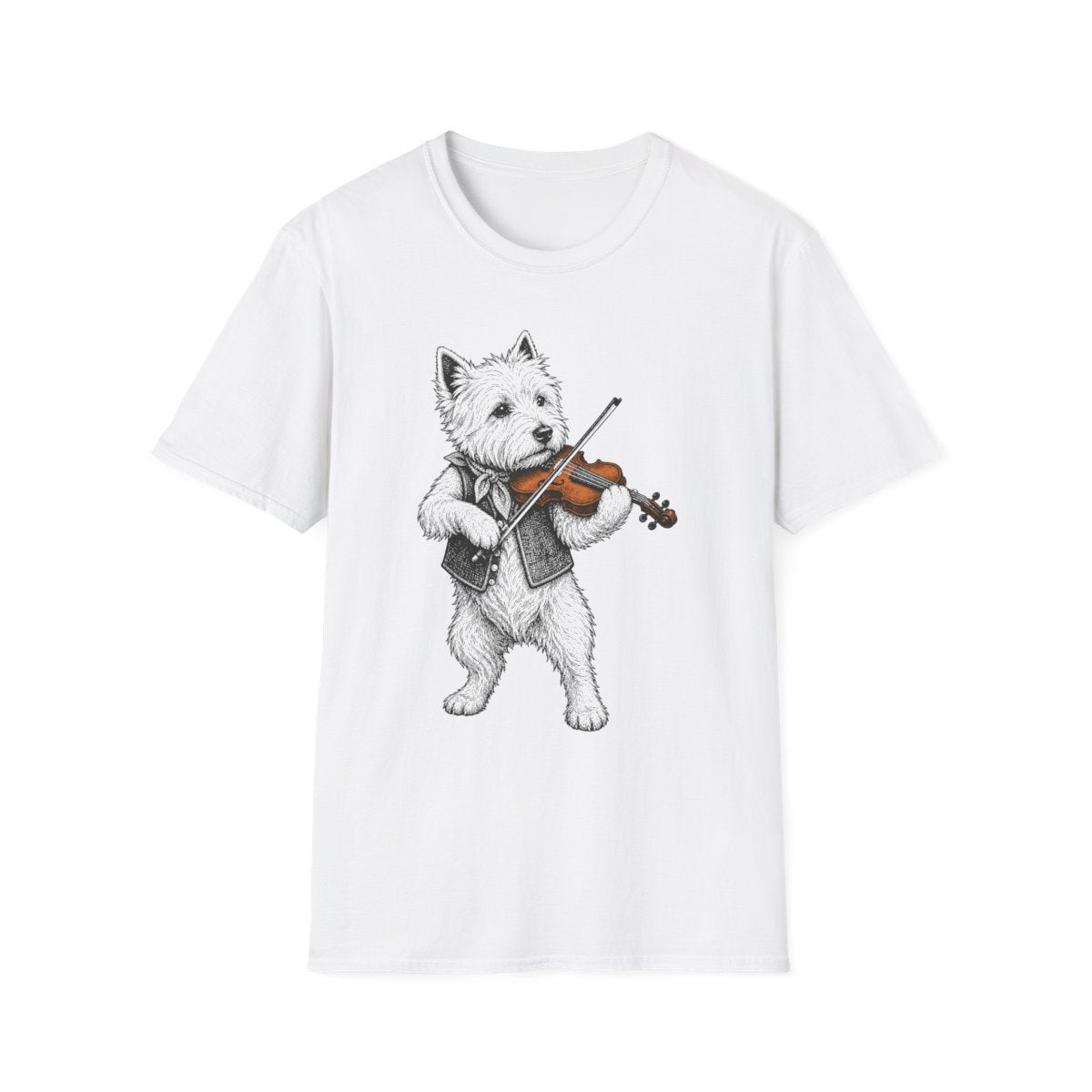 Fiddle Westie Tee