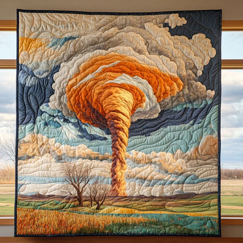 Field Tornado Quilt Blanket
