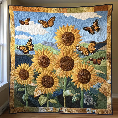 Fields Of Gold Quilt Blanket