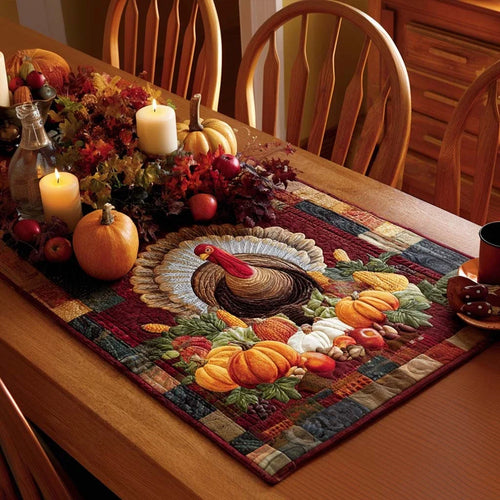 Fields of Plenty Quilted Table Runner