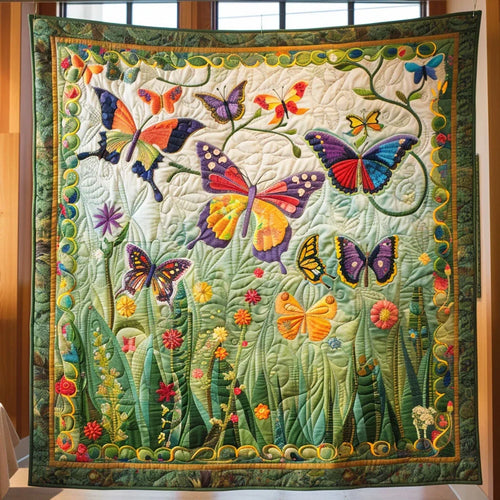 Fields Of Whispers Quilt Blanket