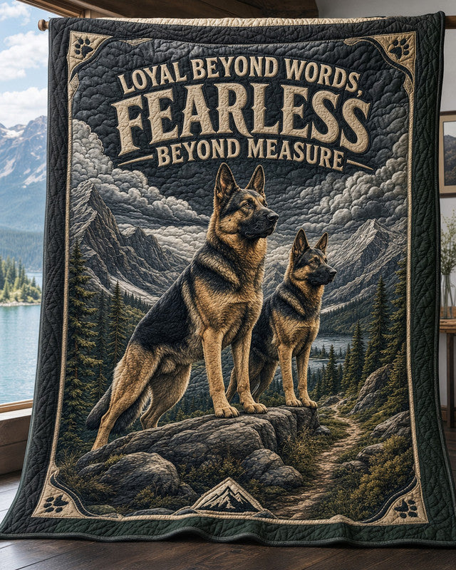 Fierce Guardian Quilt Blanket - Quilted Blanket by Wild and Way
