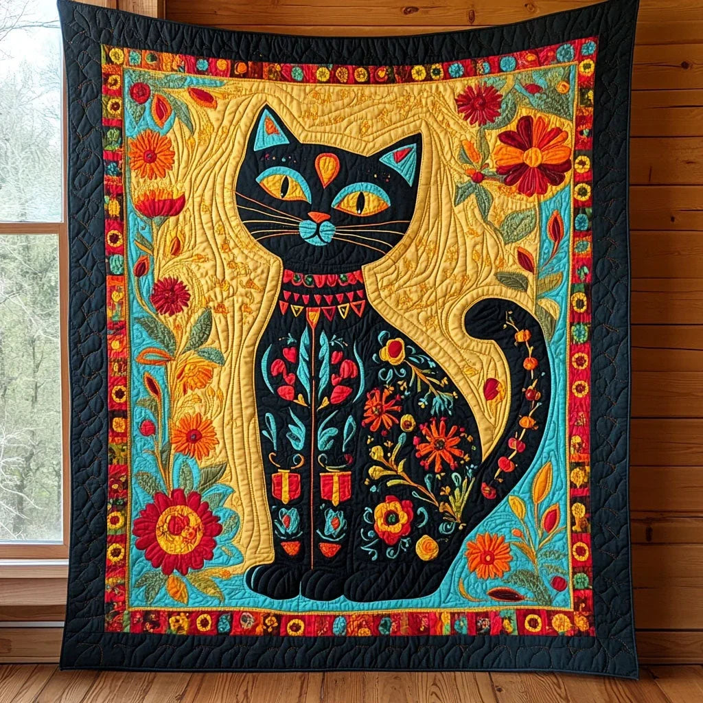 Fiesta Paws Quilt Blanket