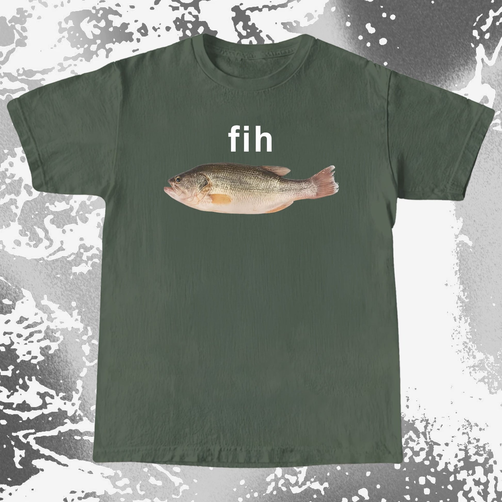 Fih Funny Fish Meme Shirt (view 6)