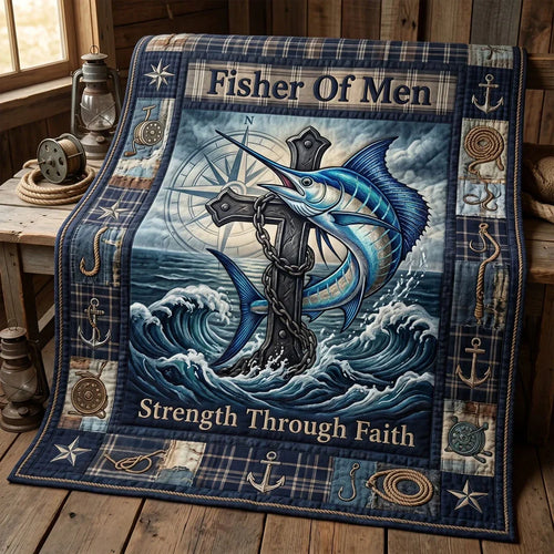 Fisher Of Men Marlin Quilt Blanket