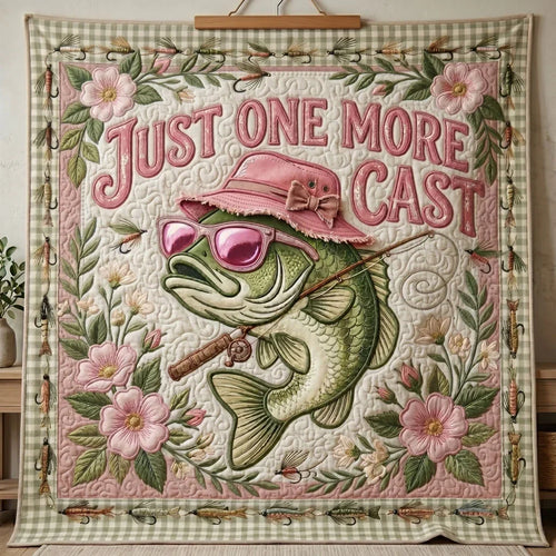 Fishing In Style Quilt Blanket