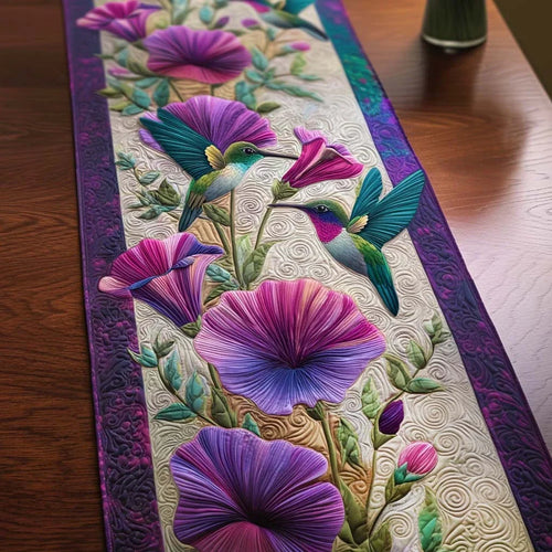 Floating Blossom Quilted Table Runner