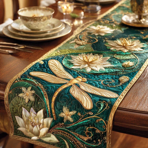 Floating Grace Quilted Table Runner
