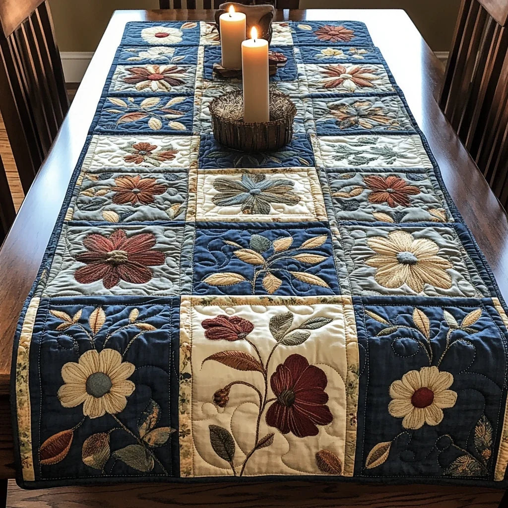 Flora Dream Quilted Table Runner