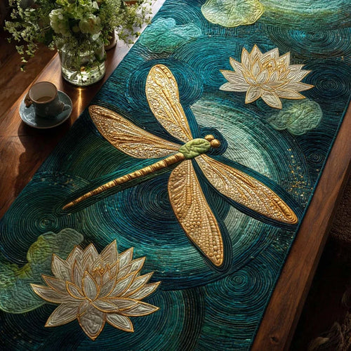 Floral Drift Quilted Table Runner