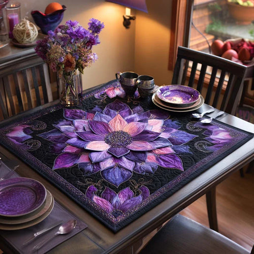 Floral Echo Quilted Table Topper