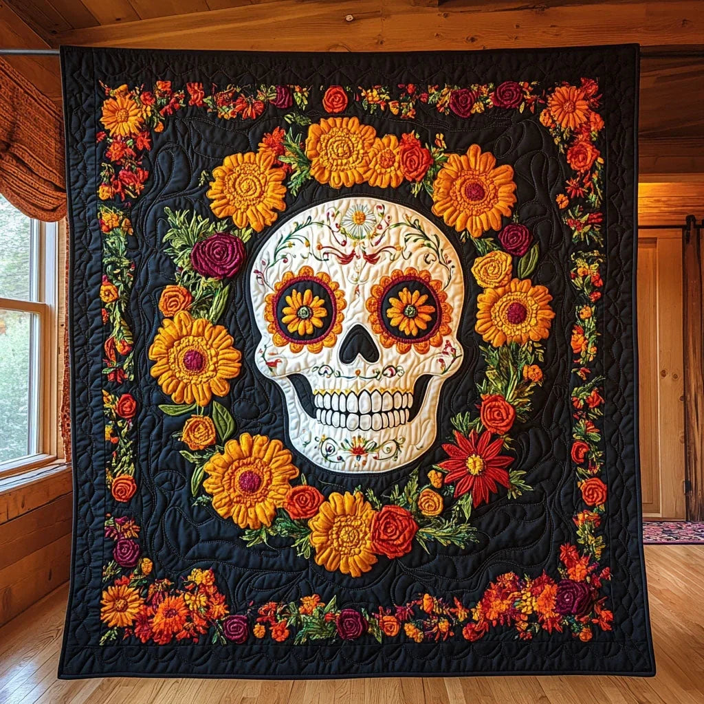 Floral Spirit Quilt Blanket