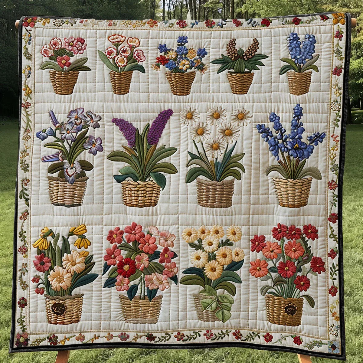Flower Quilt Blanket