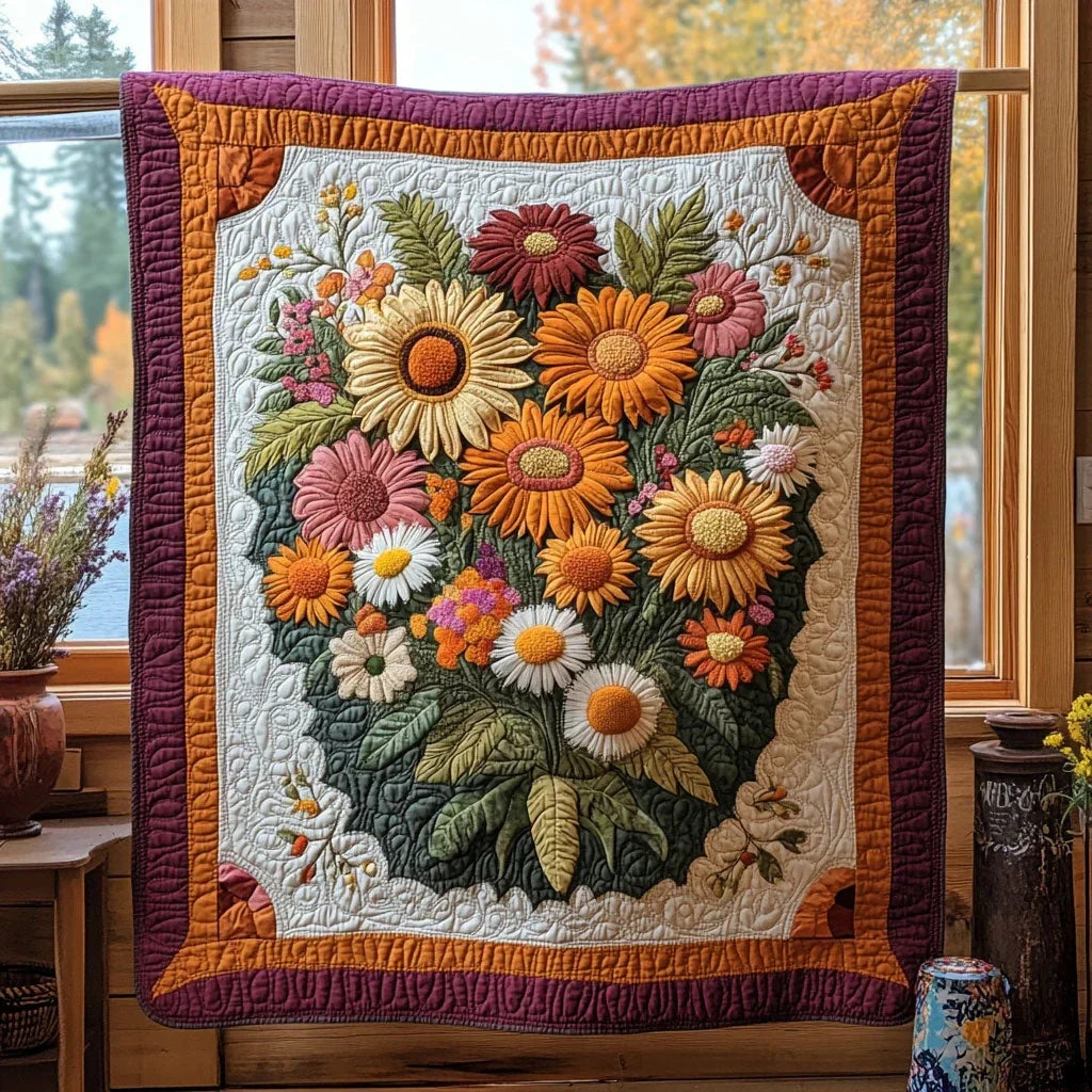 Flower Wonder Quilt Blanket
