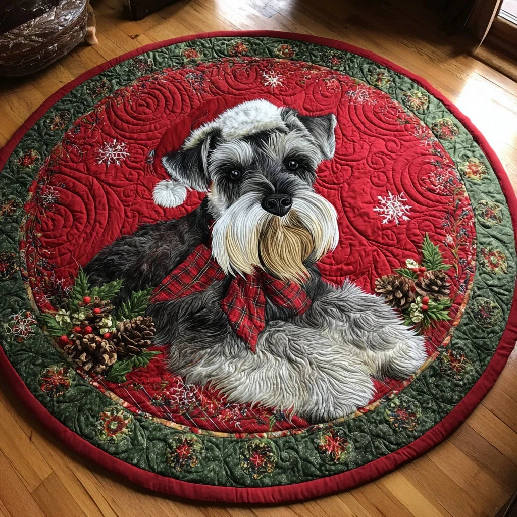 Fluffy Soul Quilted Round Mat