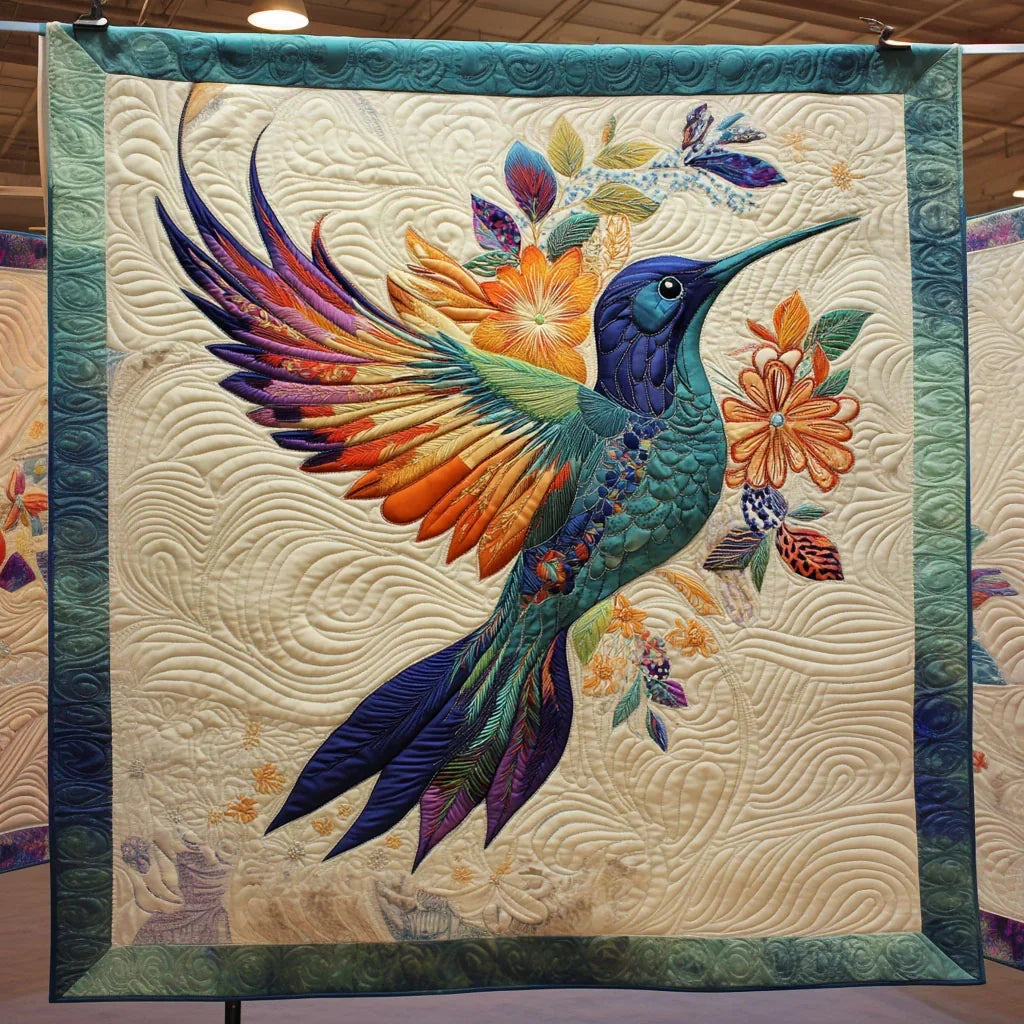 Flying Beauty Quilt Blanket