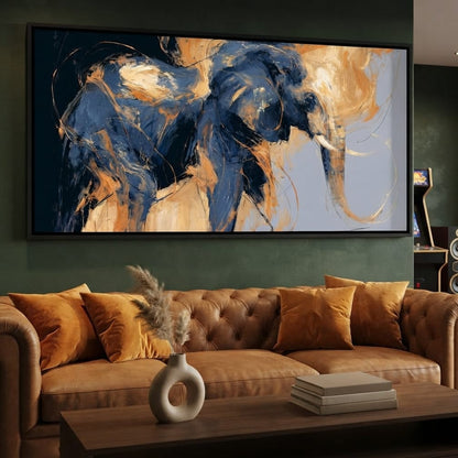Force of the Great Elephant Wanderer Canvas Wall Art