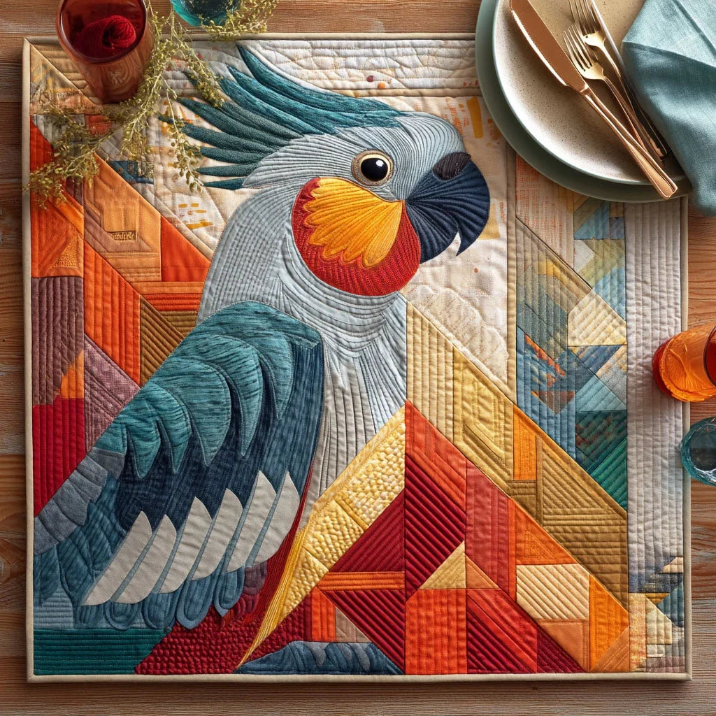 Forest Flight Quilted Table Topper