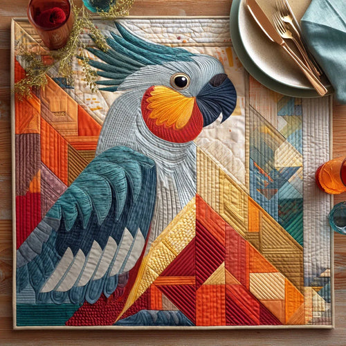 Forest Flight Quilted Table Topper