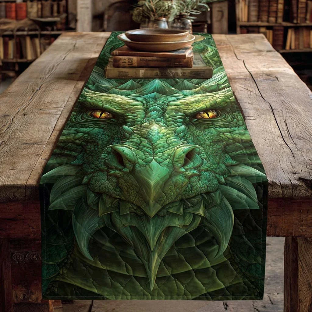 Forest Guardian Quilted Table Runner