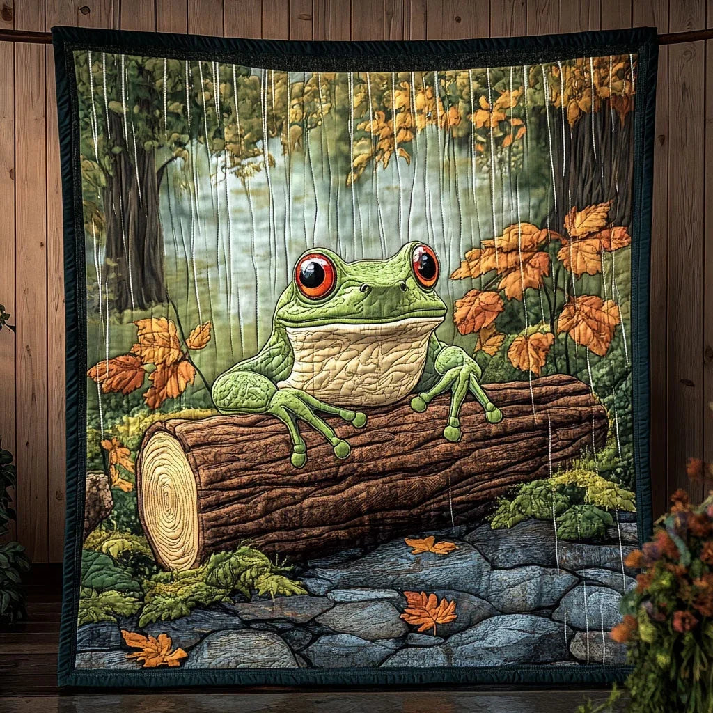 Forest Hopper Quilt Blanket