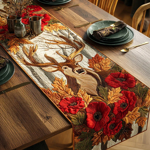 Forest Majesty Quilted Table Runner