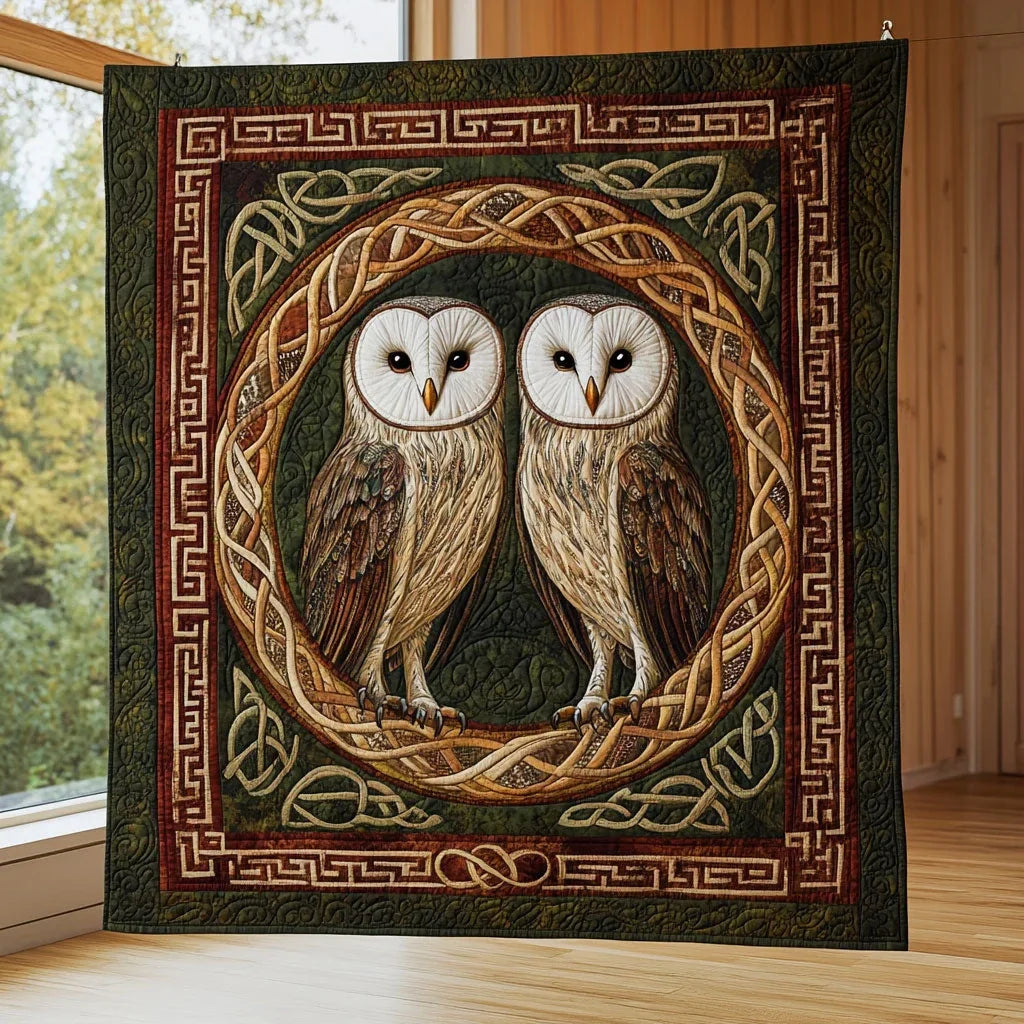 Forest Oracle Quilt Blanket