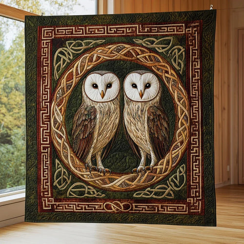 Forest Oracle Quilt Blanket