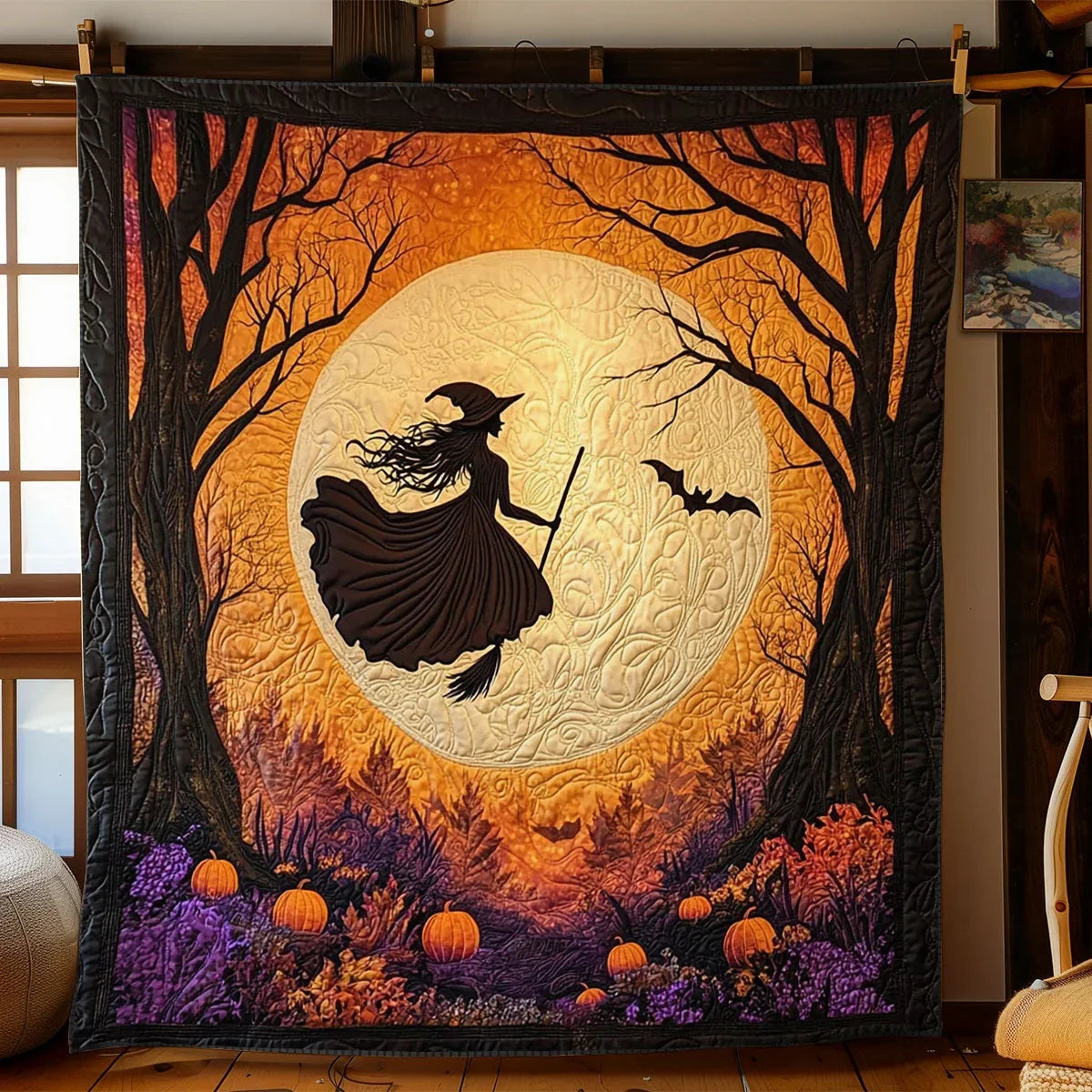 Forest Spell Quilt Blanket
