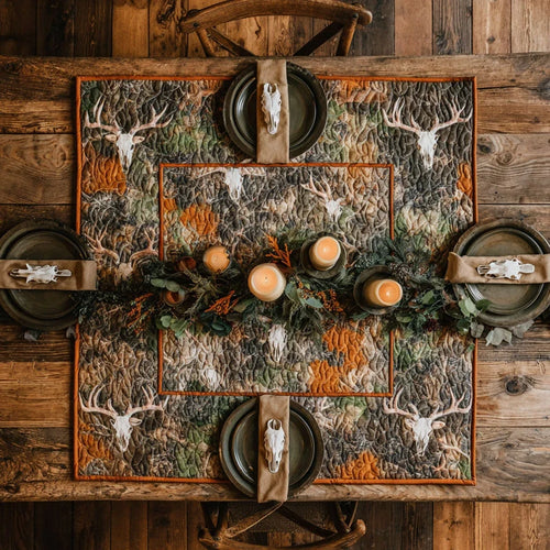 Forest Whispers Quilted Table Topper