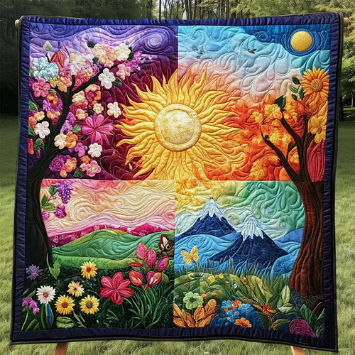Four Seasons Quilt Blanket
