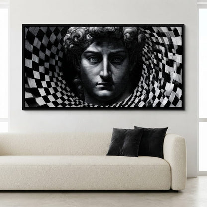 Fragmented Logic Of The Marble Mind Canvas Wall Art