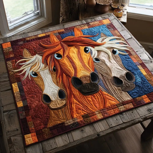 Freedom Reins Quilted Table Topper