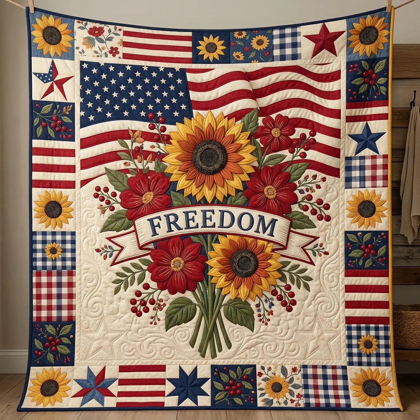 Freedom Quilt Blanket