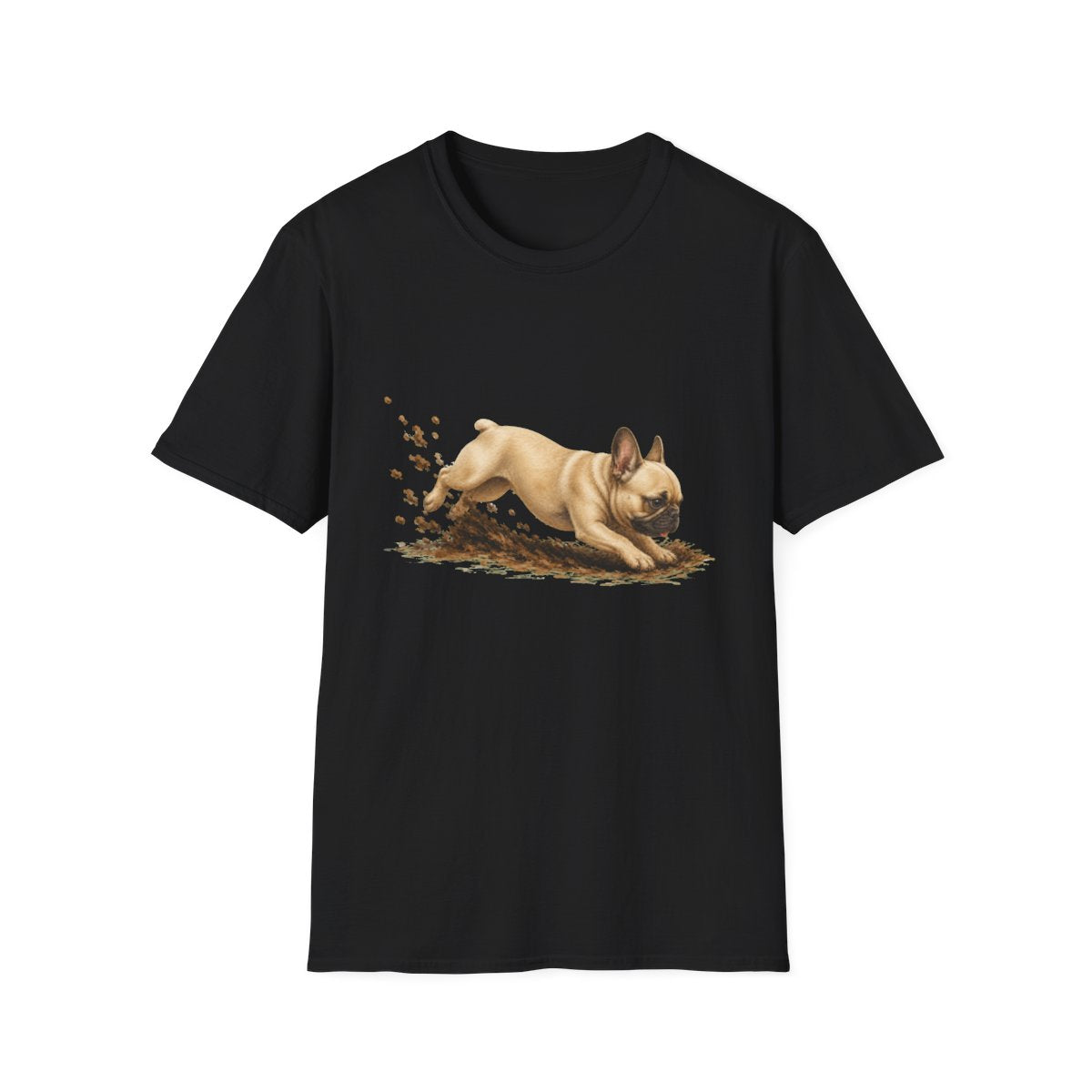 French Bulldog Excavating Mode On Tee