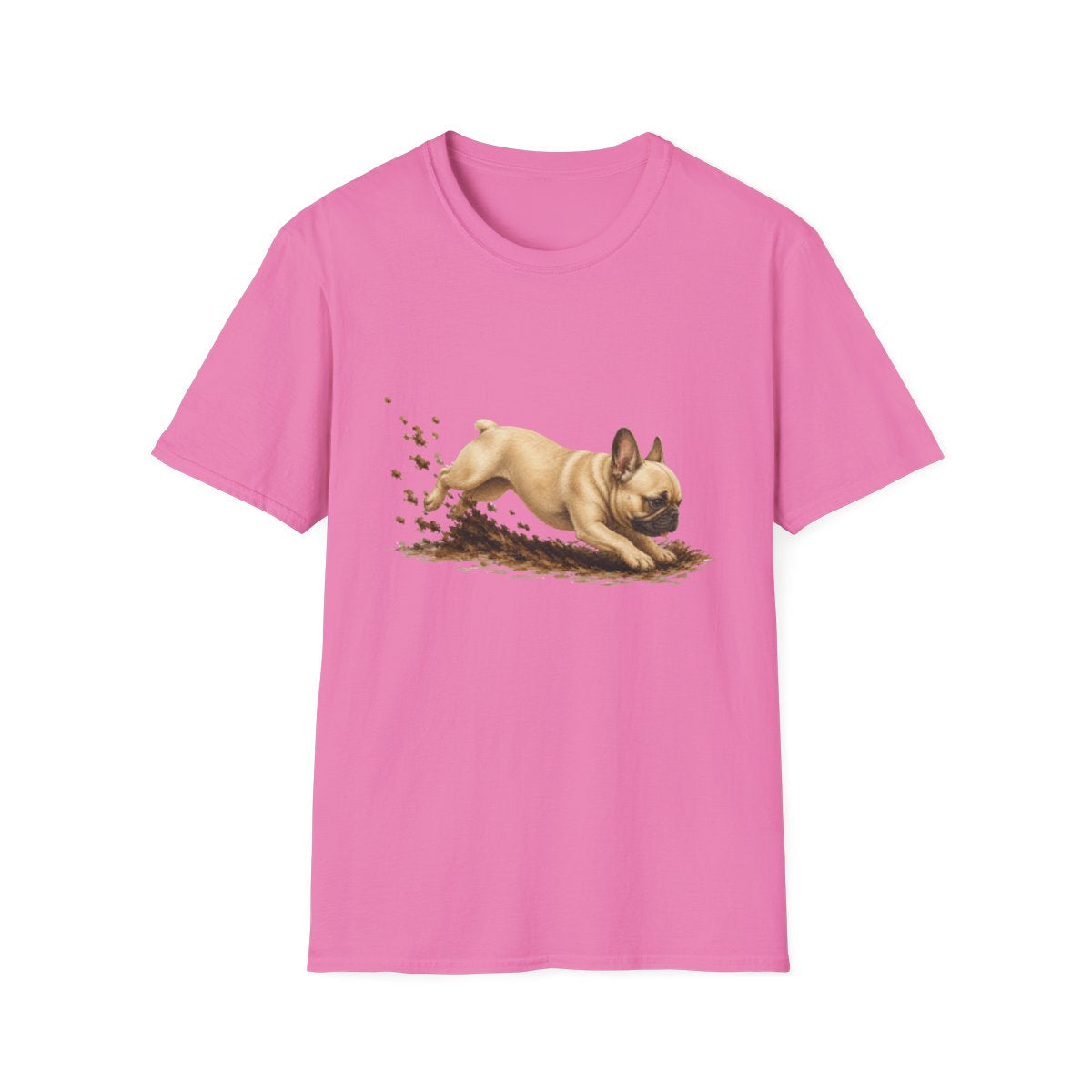 French Bulldog Excavating Mode On Tee